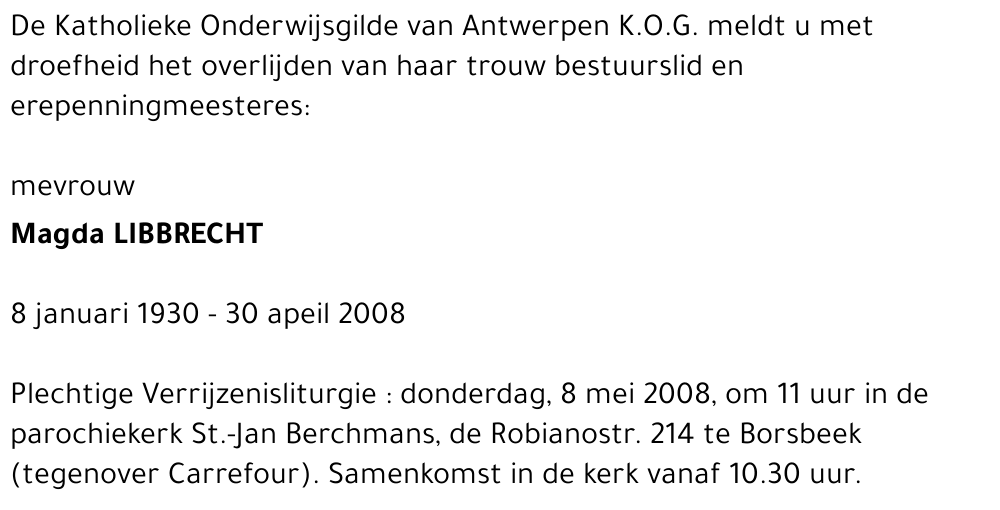 Magda Libbrecht