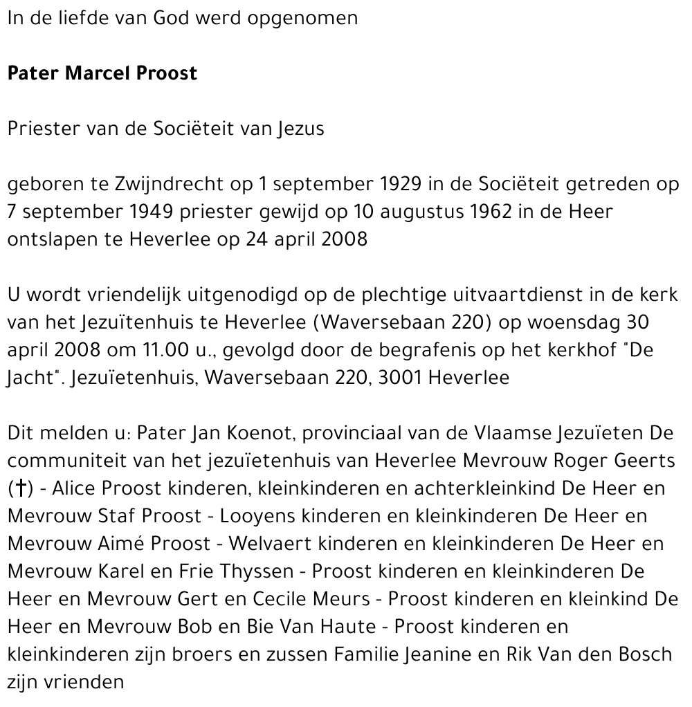 Marcel PROOST
