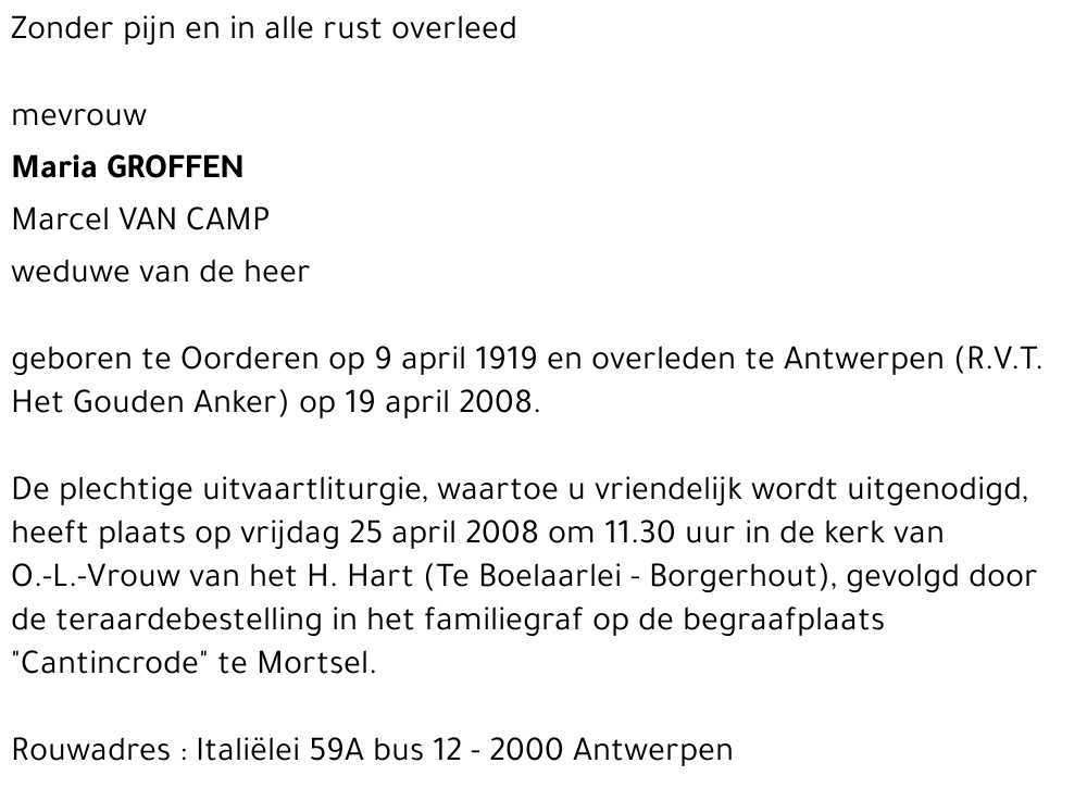 Maria Groffen