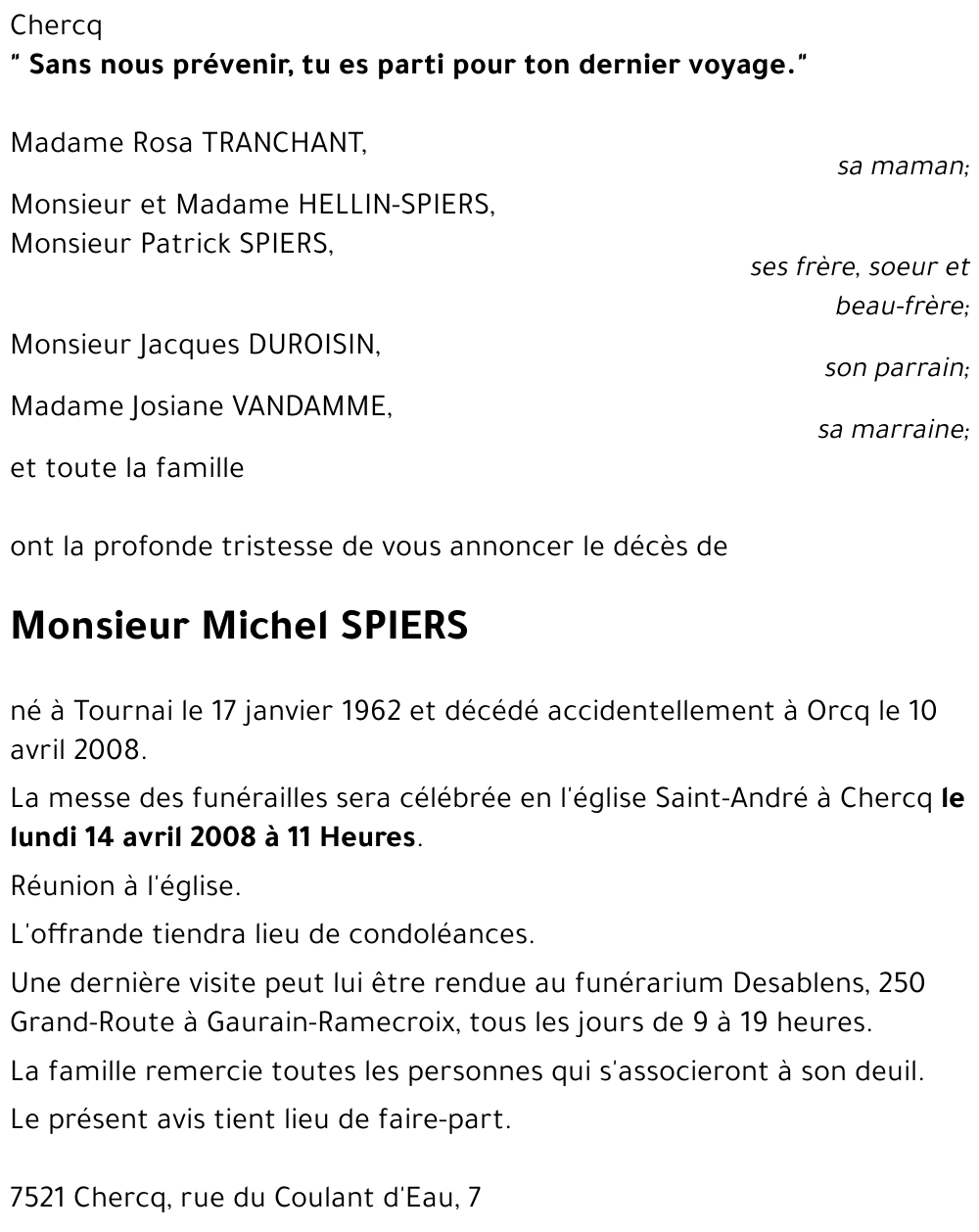 Michel SPIERS