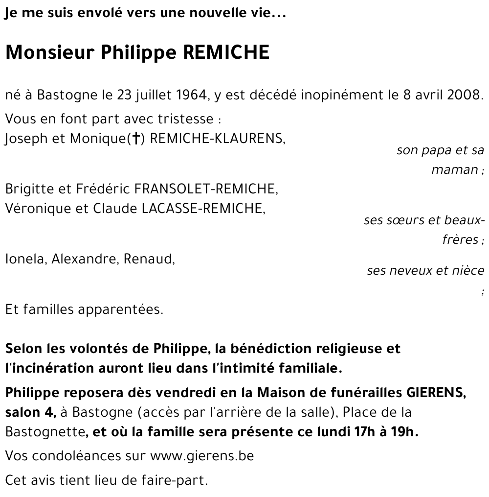 Philippe REMICHE