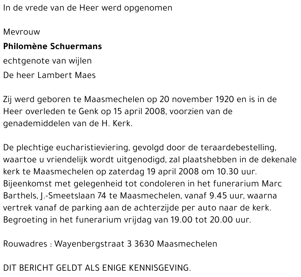 Philomène Schuermans