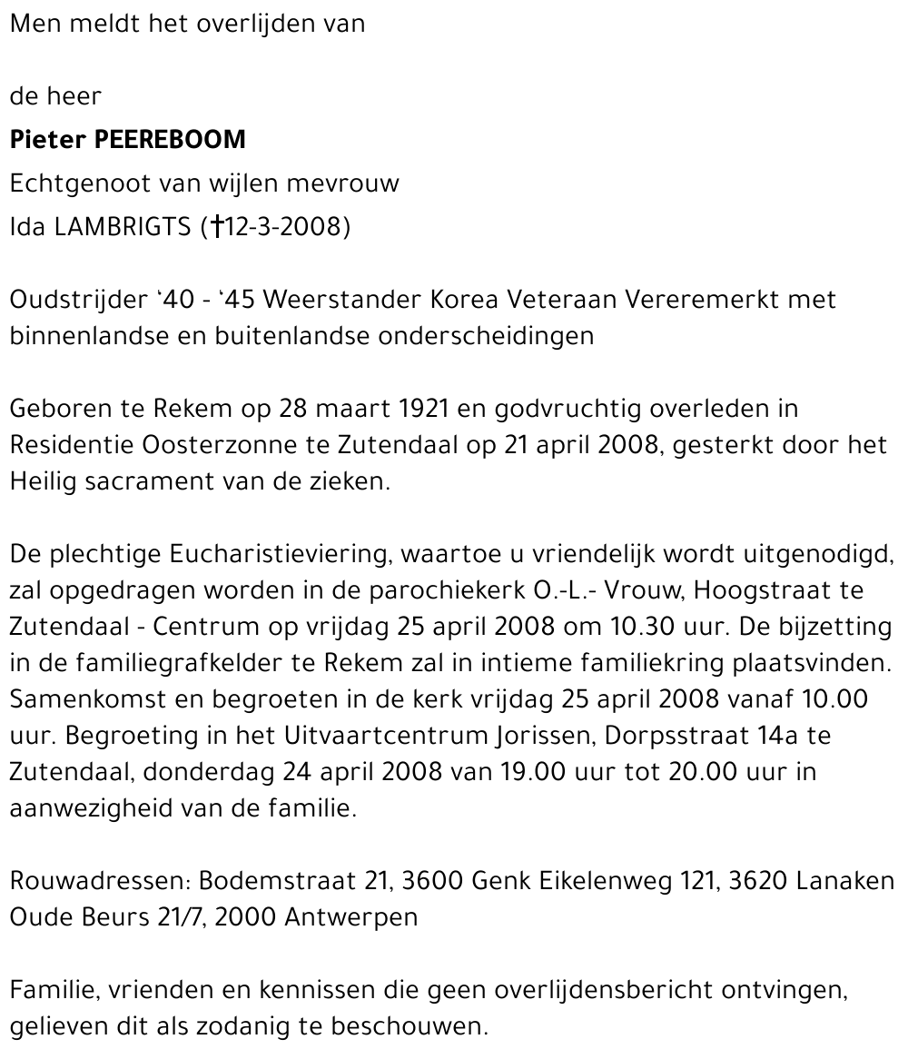 Pieter Peereboom