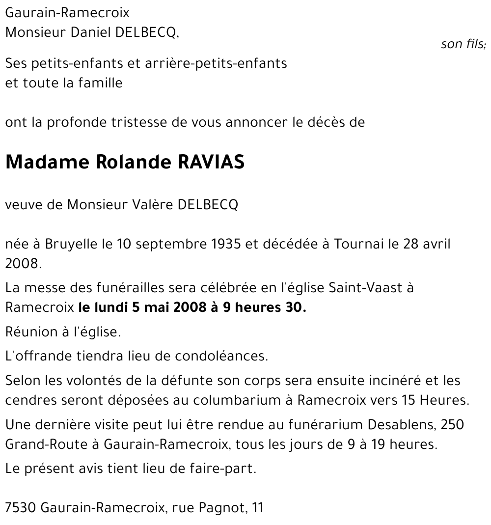 Rolande RAVIAS