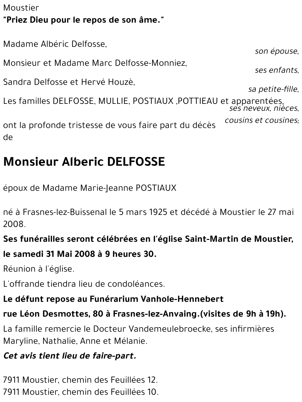 Alberic Delfosse