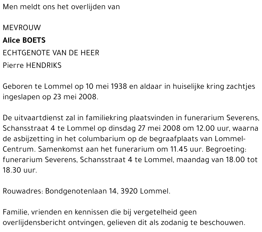 Alice Boets
