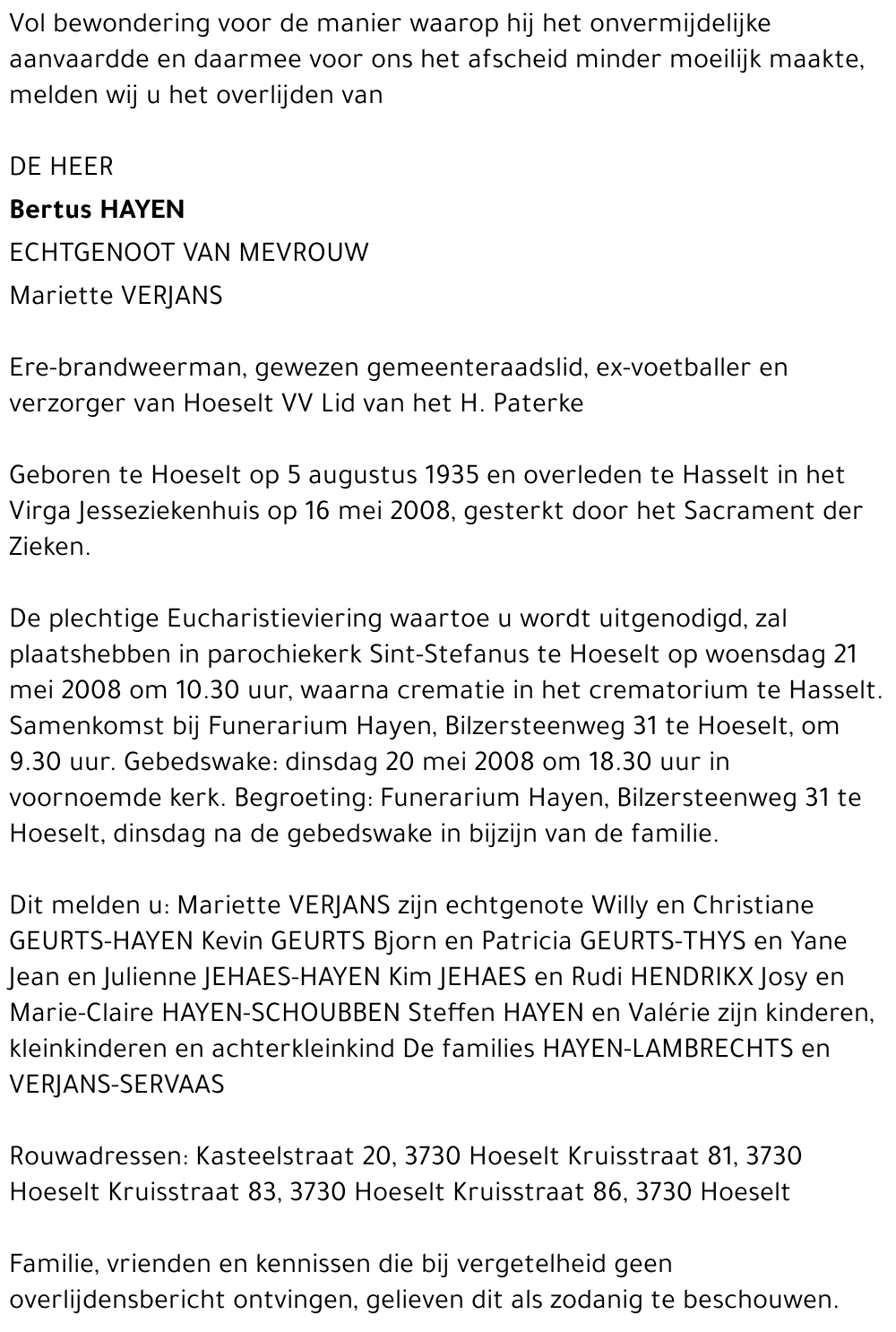 Bertus Hayen