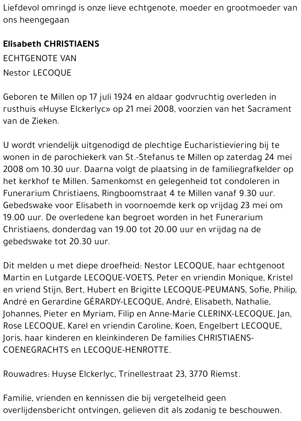 Elisabeth Christiaens
