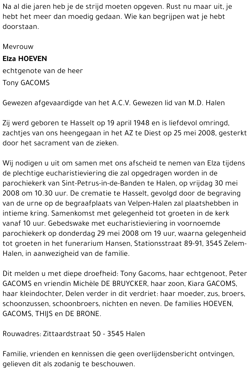 Elza HOEVEN