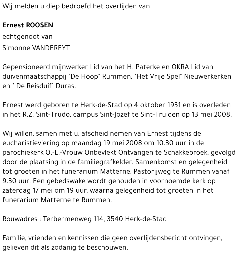 Ernest Roosen