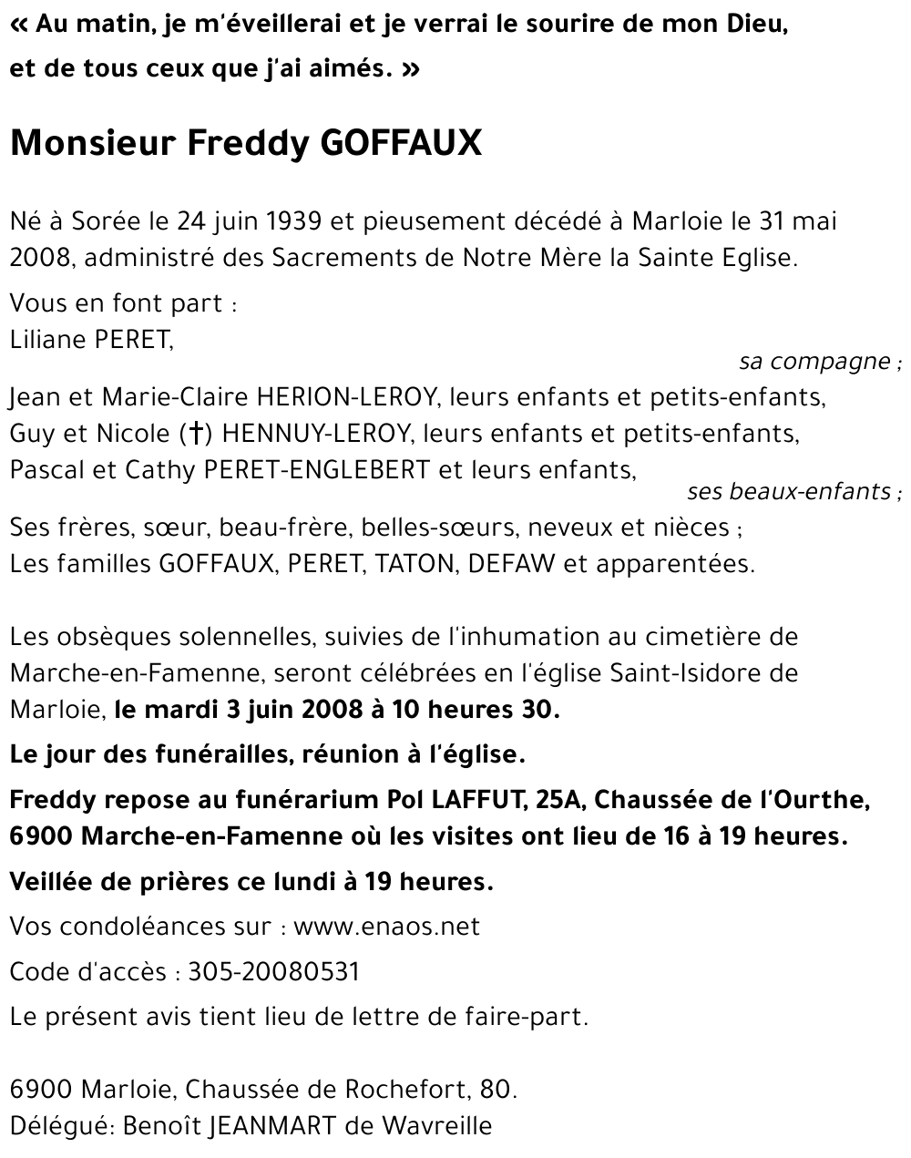 Freddy GOFFAUX