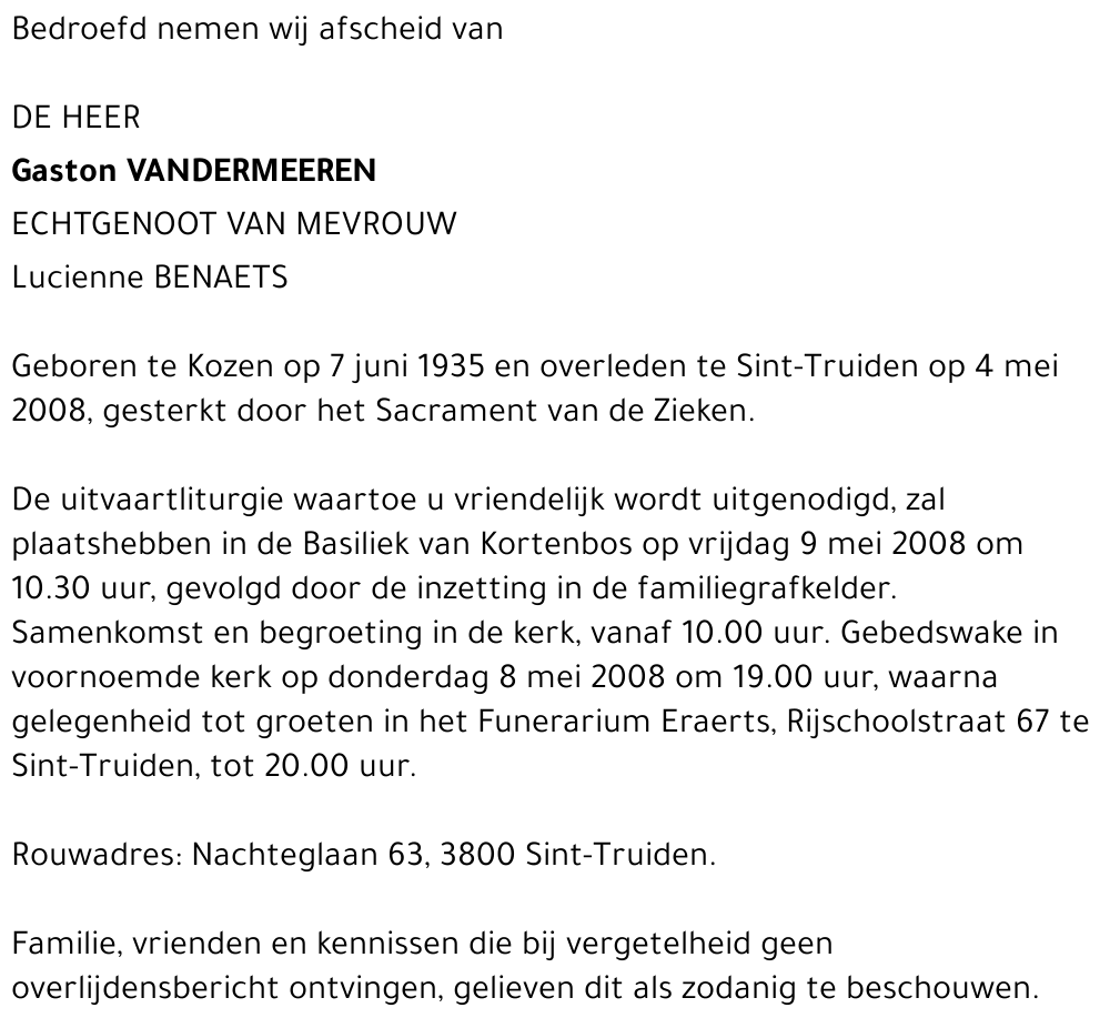 Gaston Vandermeeren