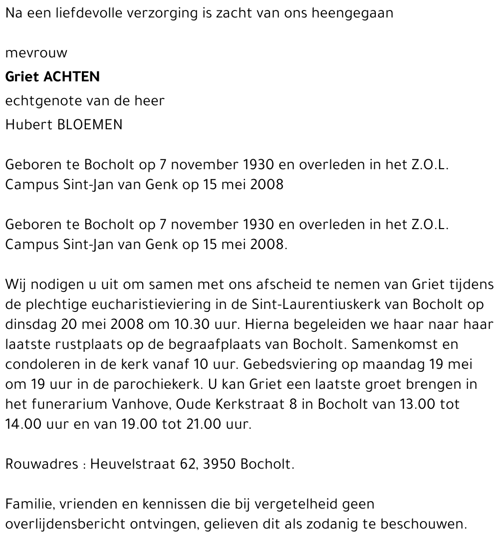 Griet Achten