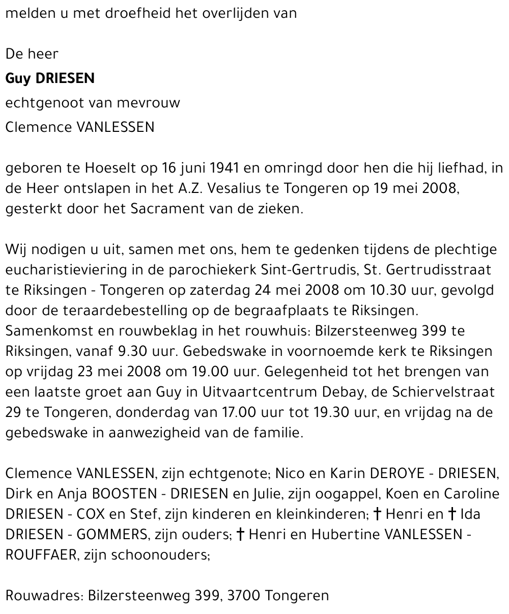 Guy Driesen