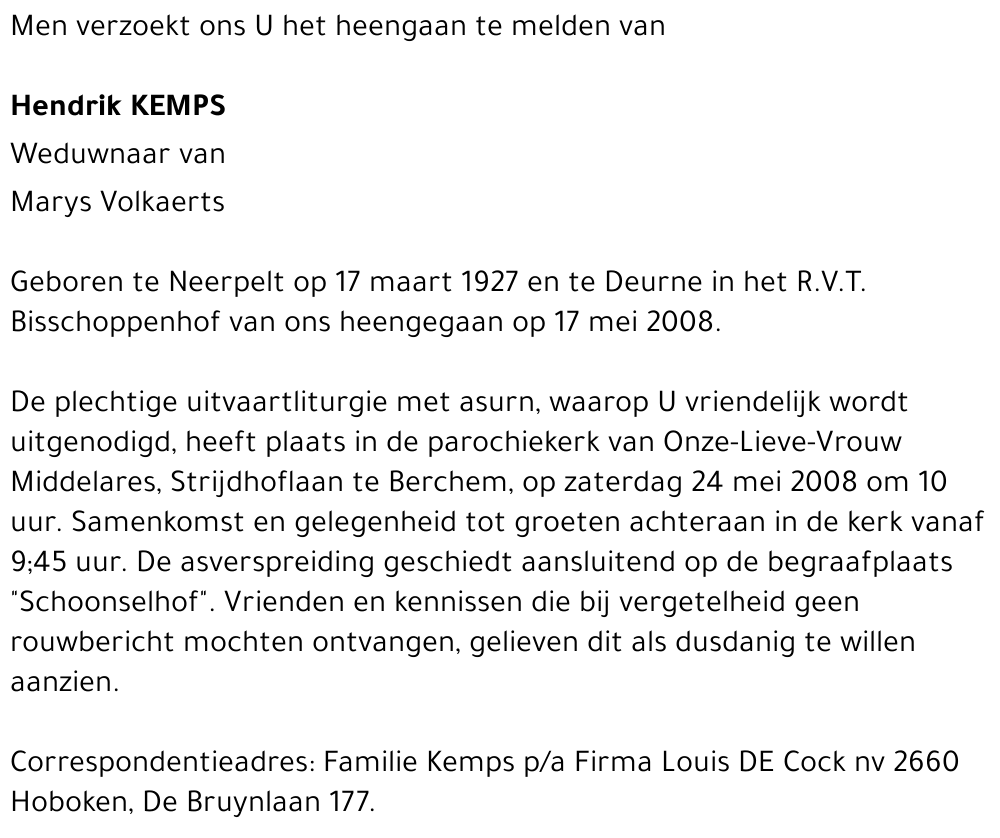 Hendrik Kemps