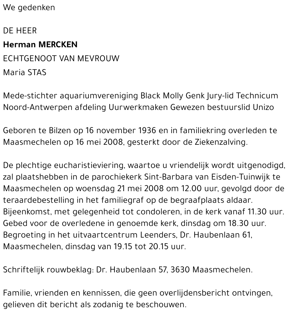 Herman Mercken