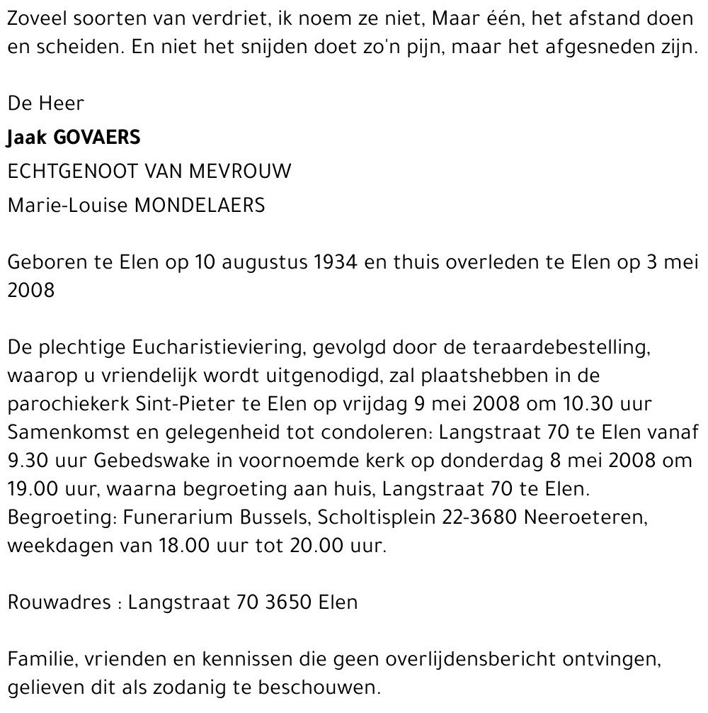 Jaak Govaers