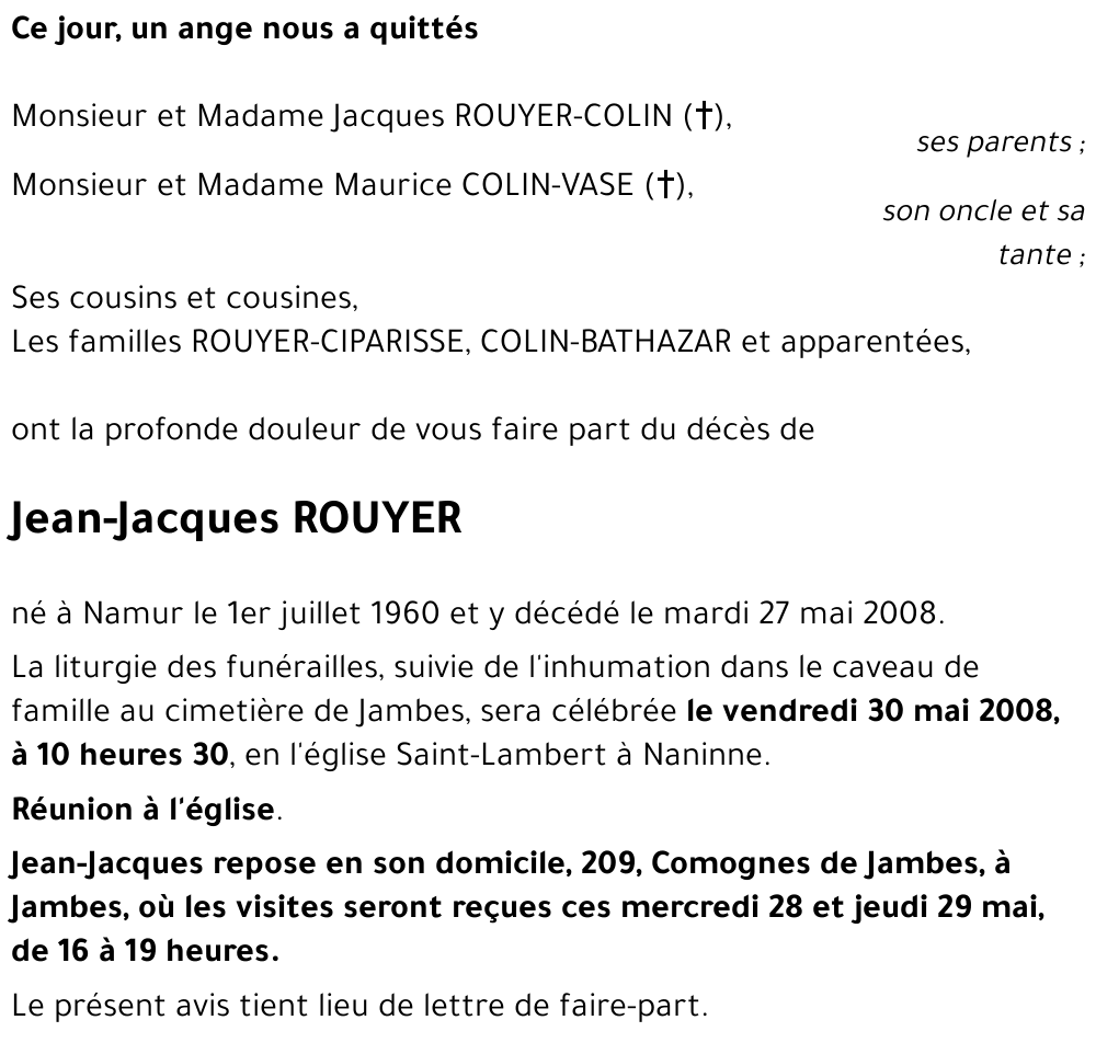 Jean-Jacques ROUYER