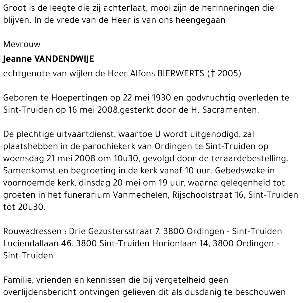 Jean Vandendwije