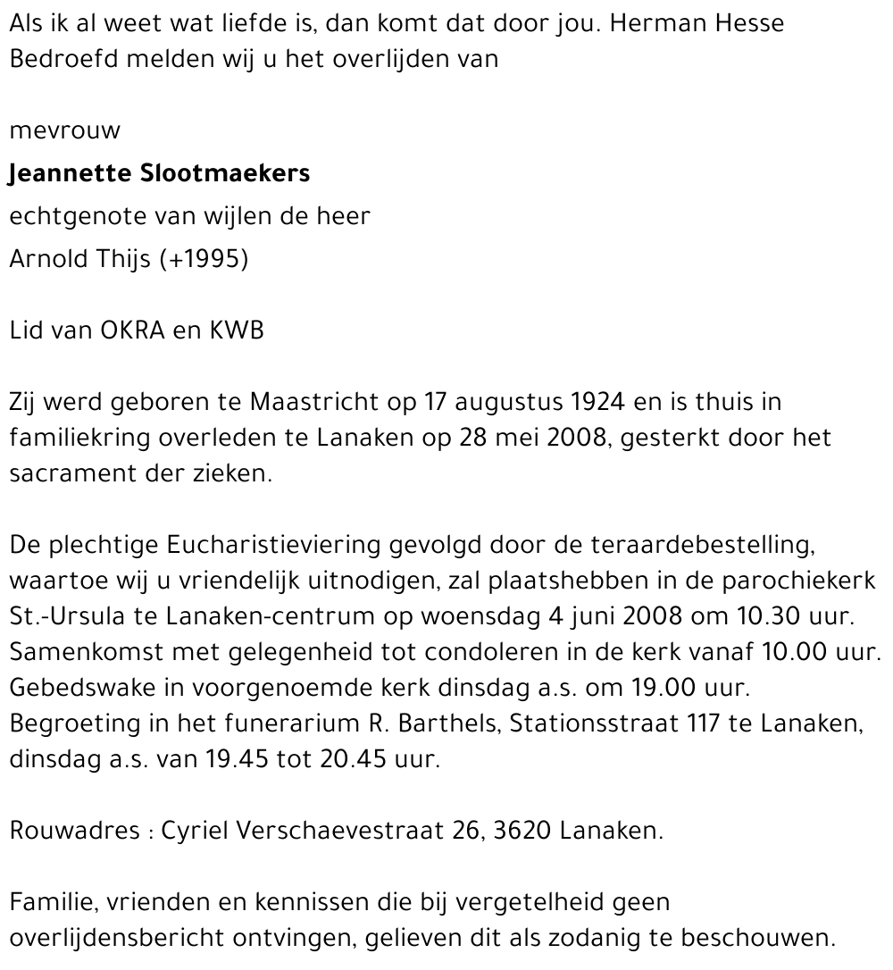 Jeannette Slootmaekers