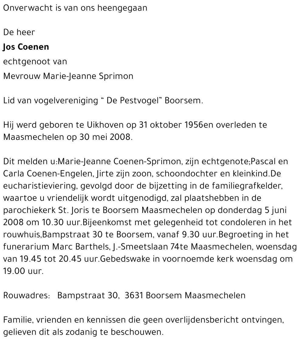 Jos Coenen
