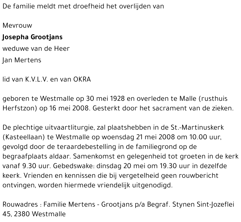 Josepha Grootjans
