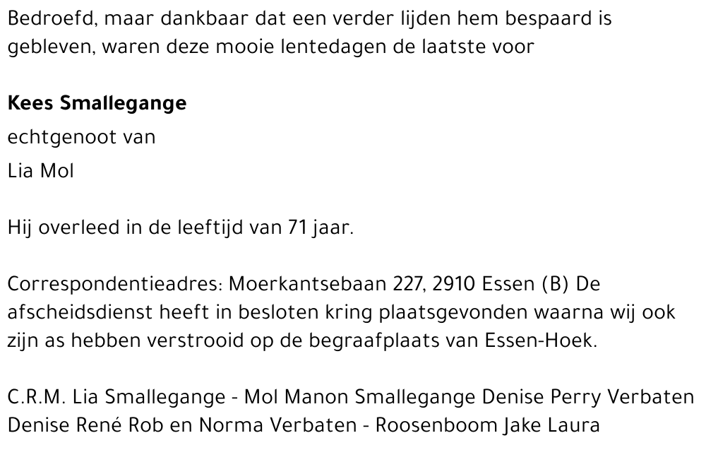 Kees Smallegange