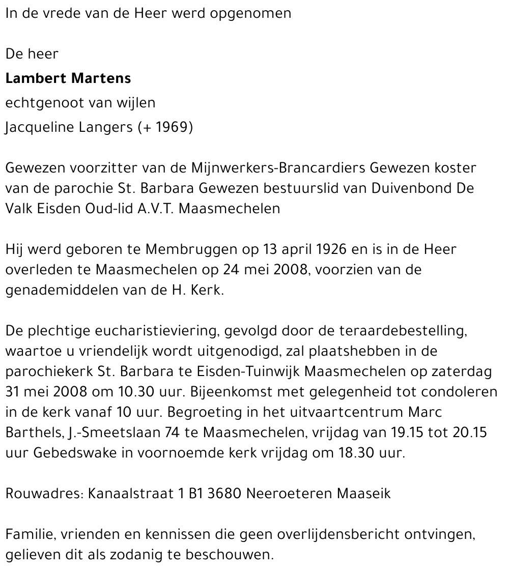 Lambert Martens