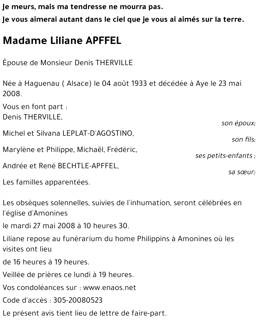 Liliane APFFEL