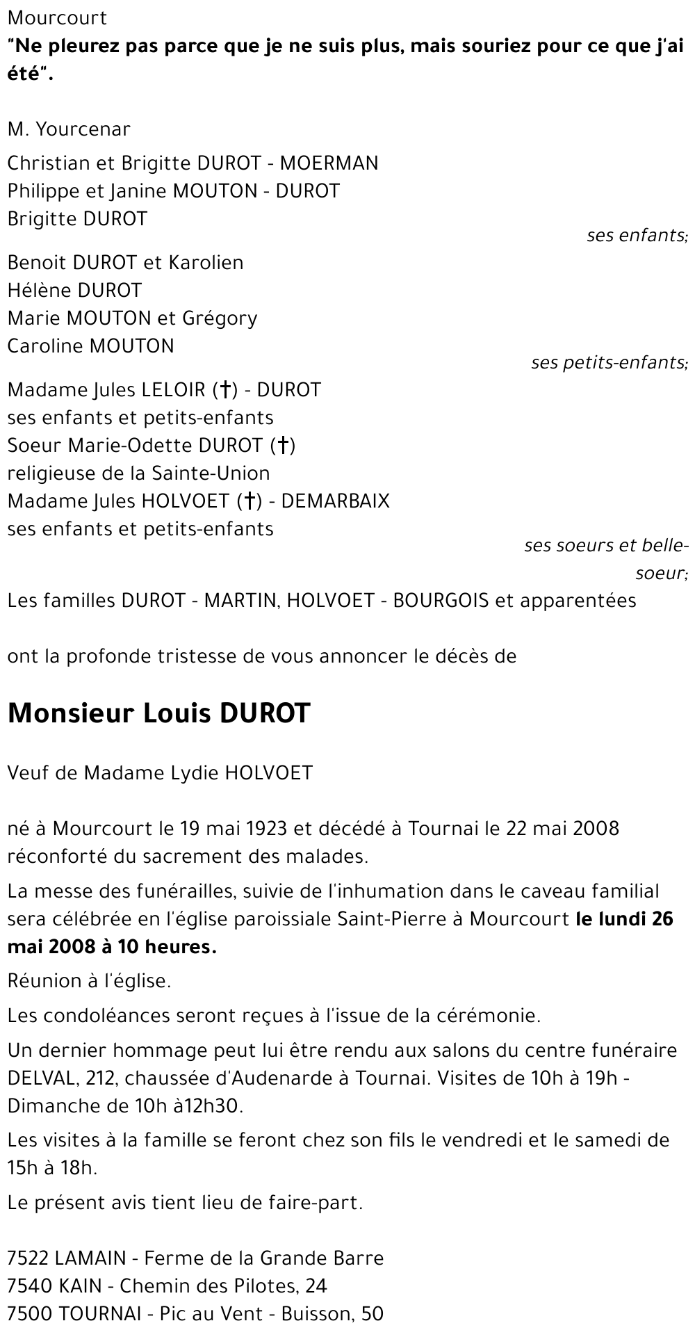 Louis DUROT