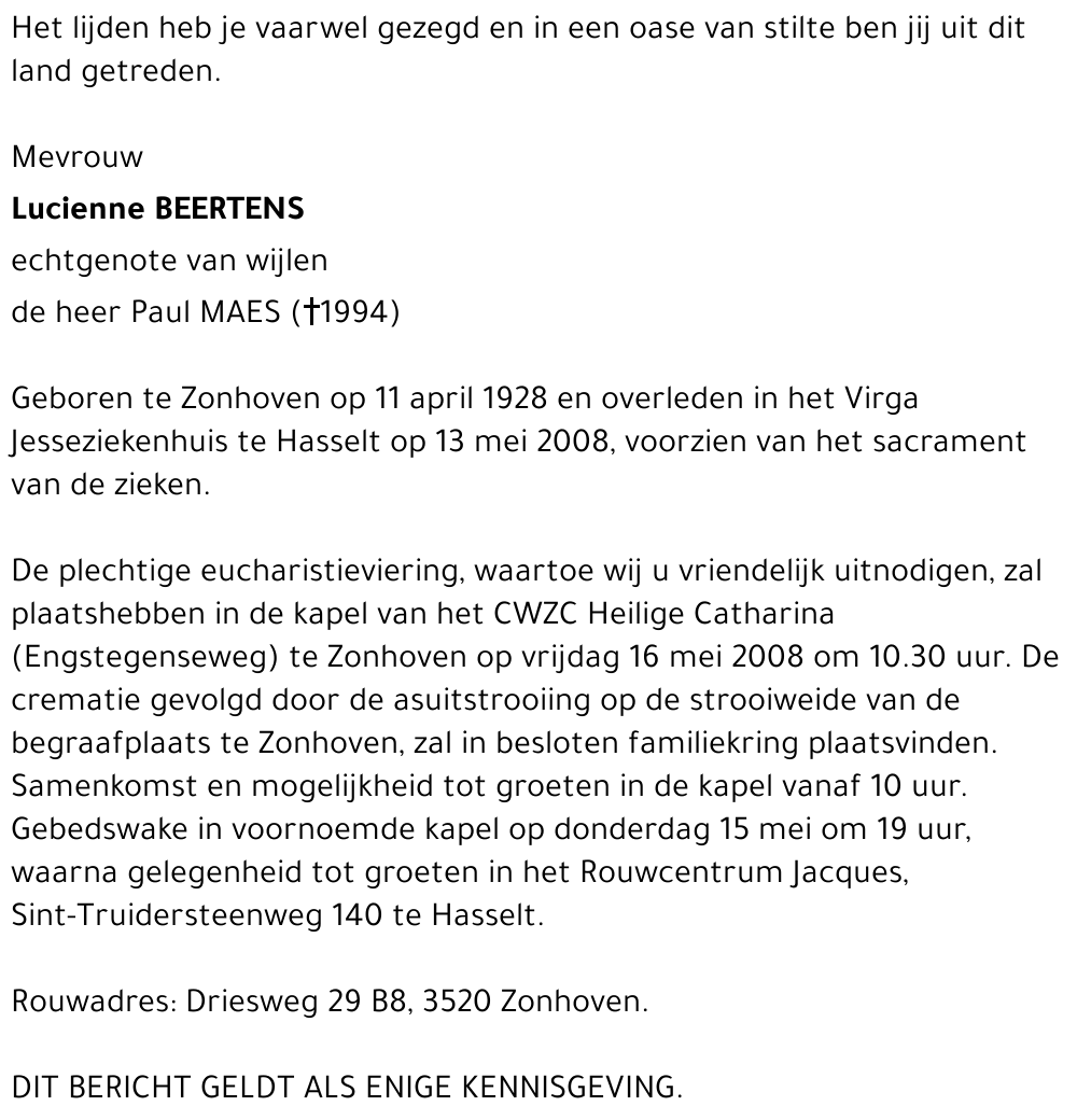 Lucienne Beertens