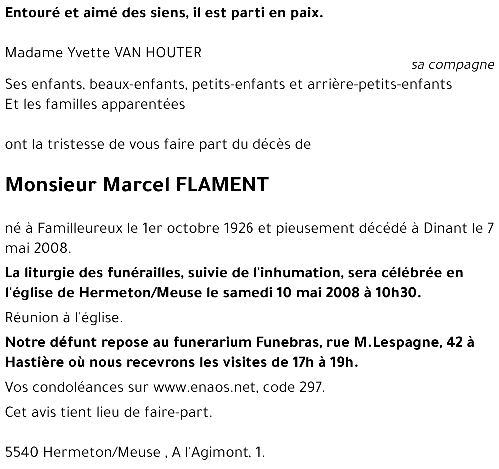 Marcel FLAMENT