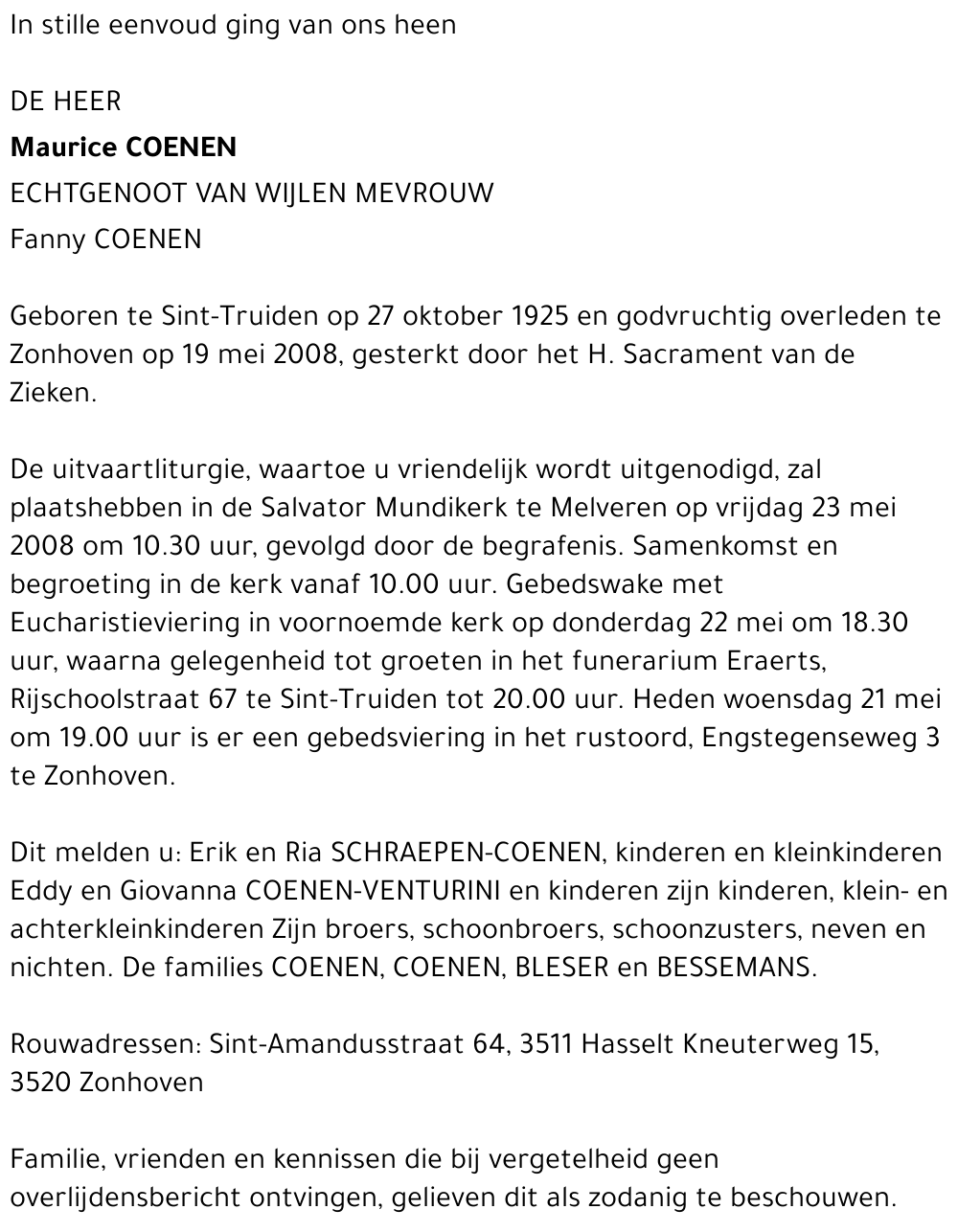 Maurice Coenen