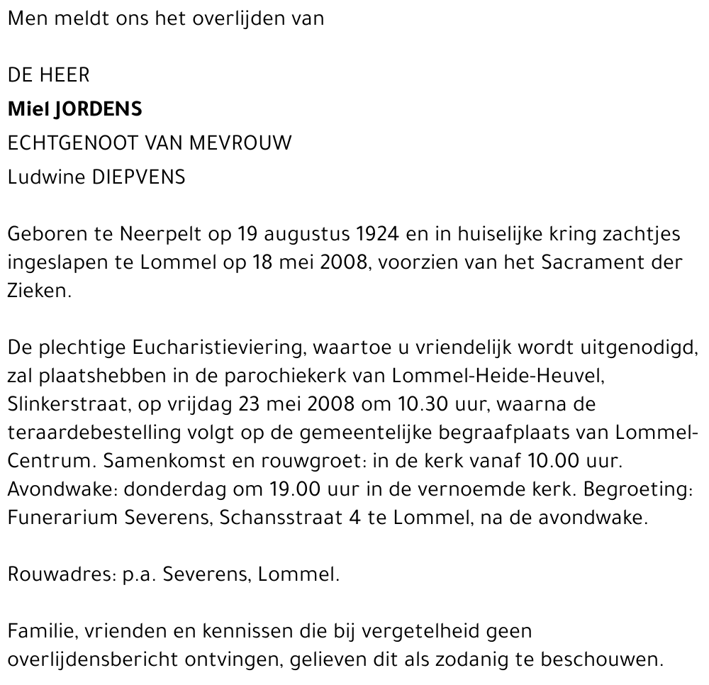 Miel Jordens