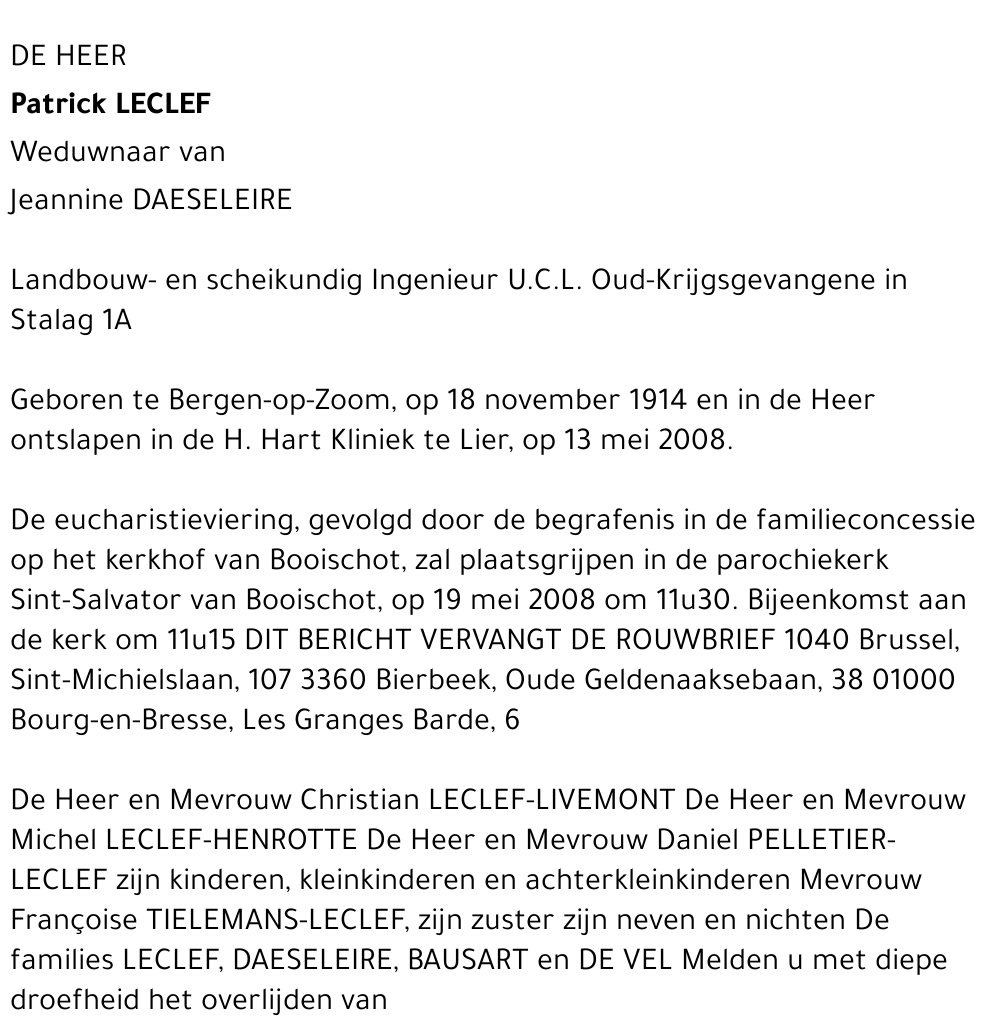Patrick Leclef