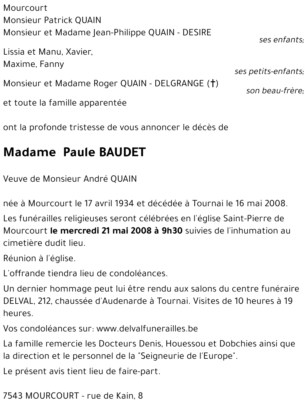 Paule BAUDET