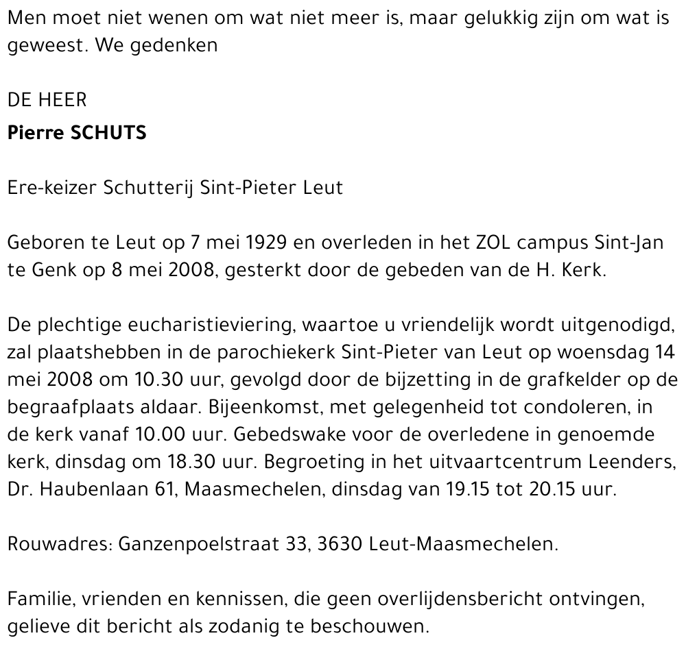 Pierre Schuts