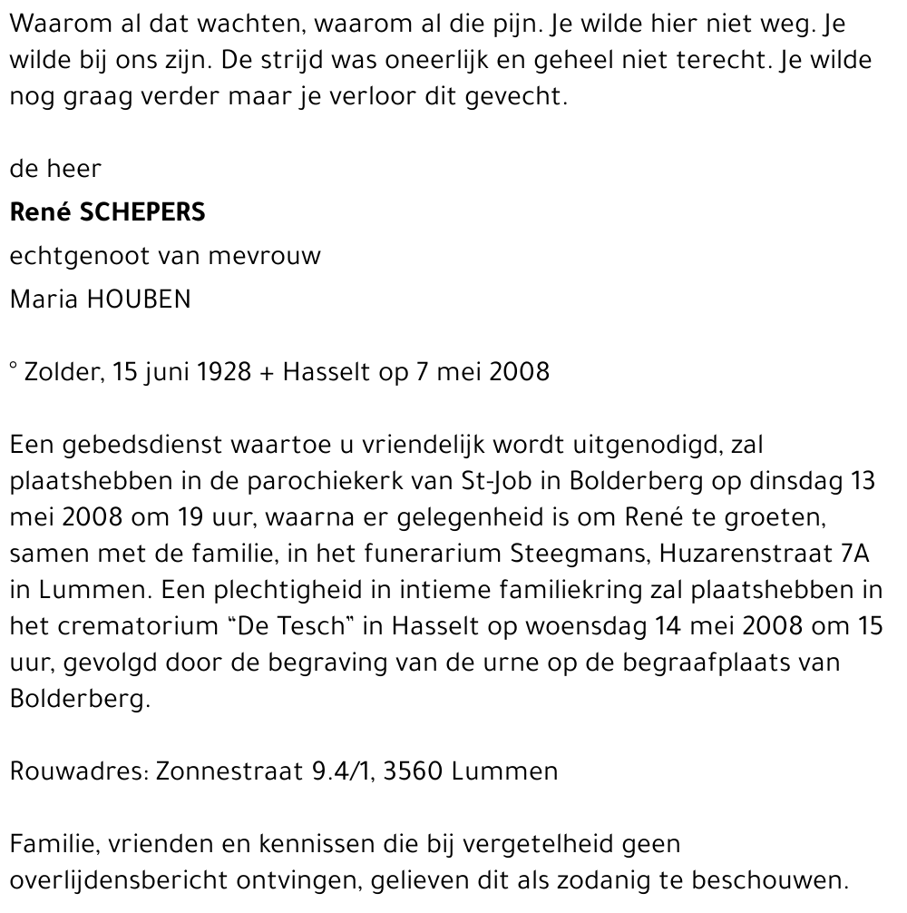 René SCHEPERS