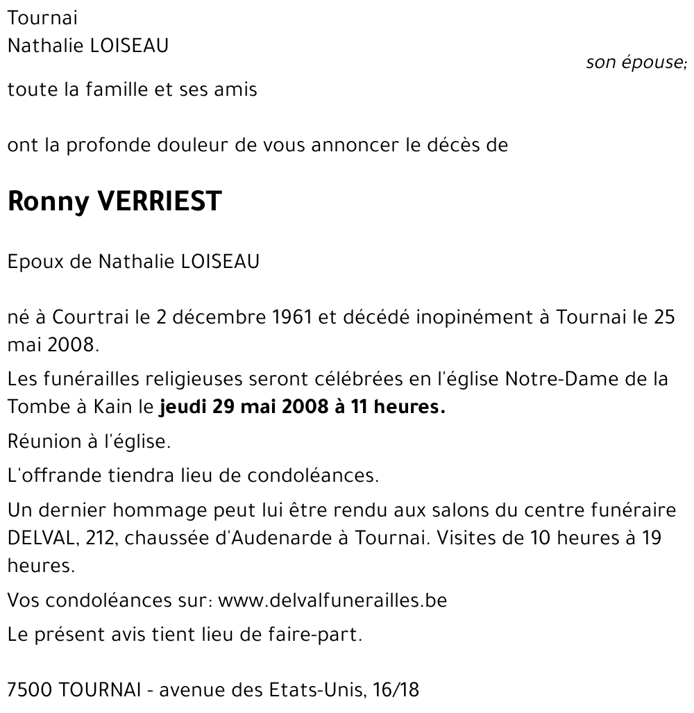 Ronny VERRIEST