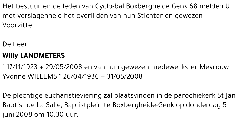 Willy Landmeters