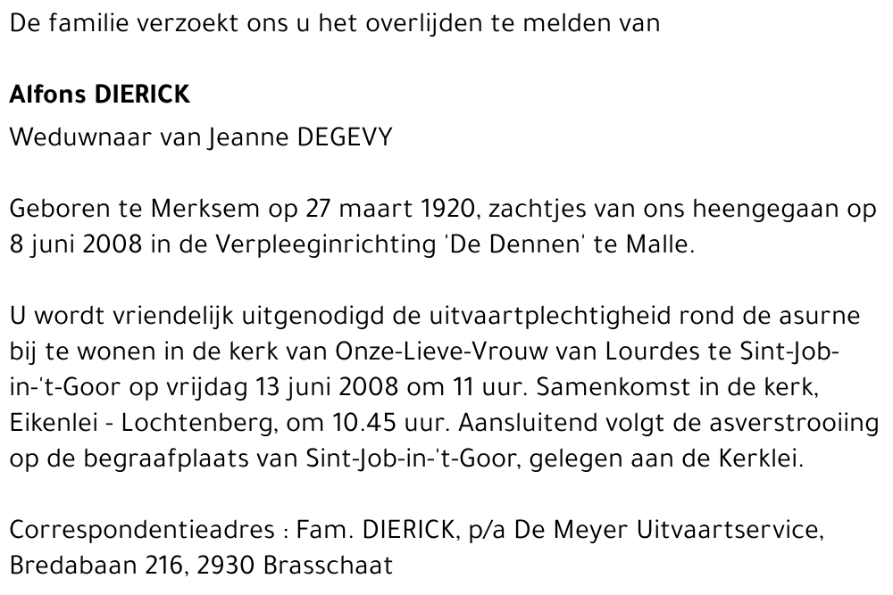Alfons Dierick