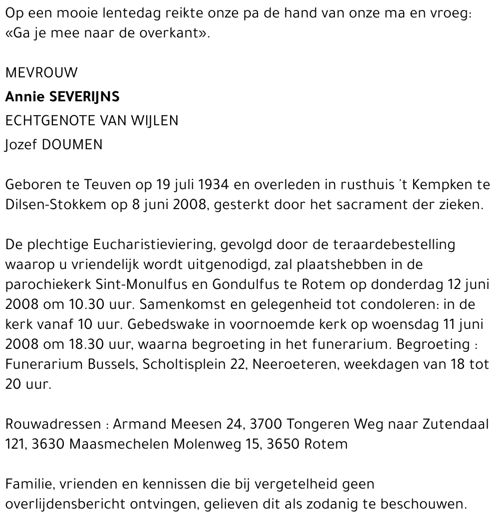 Annie Severijns