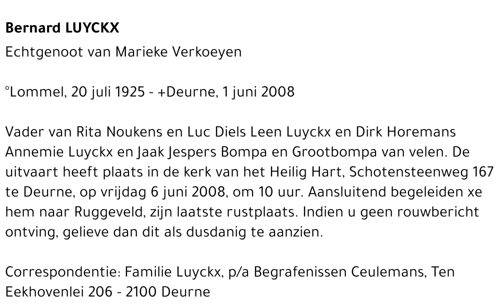 Bernard Luyckx