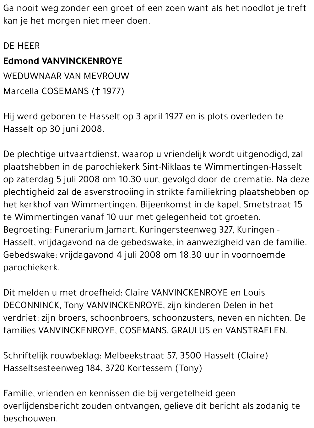 Edmond Vanvinckenroye