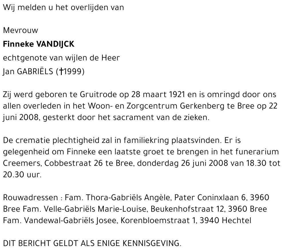 Finneke Vandijck