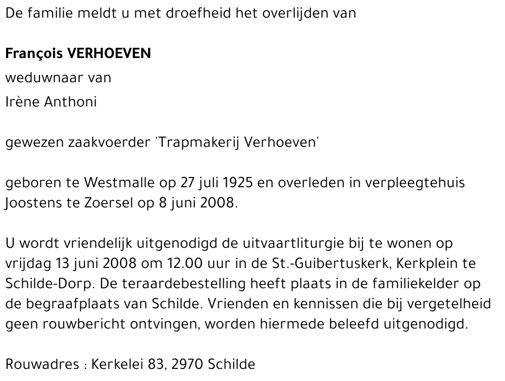 François VERHOEVEN