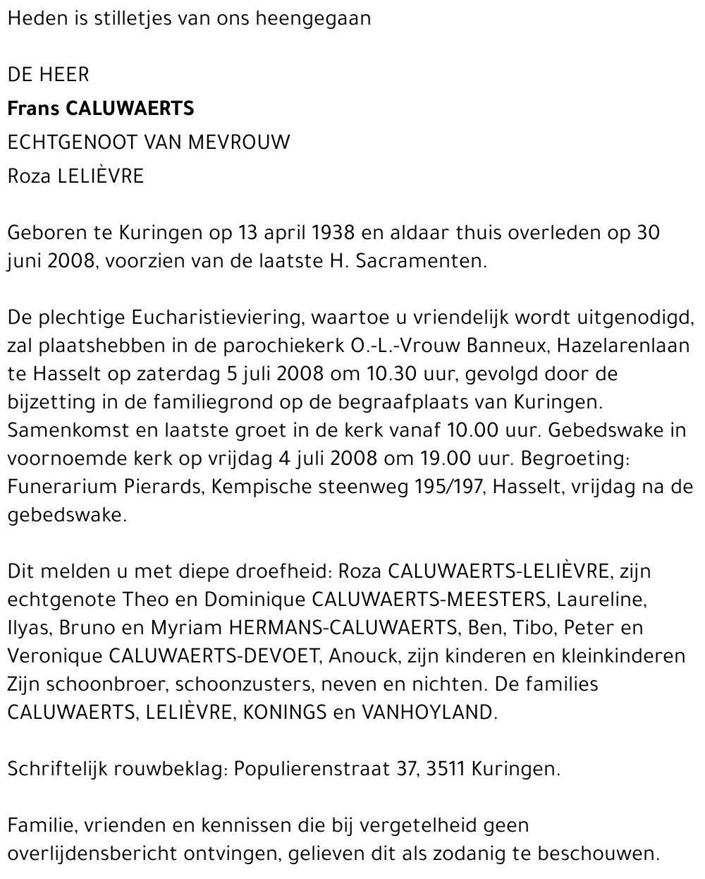 Frans Caluwaerts