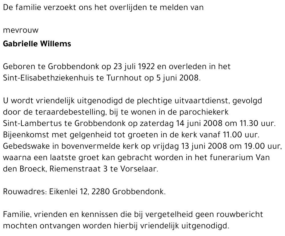 Gabrielle Willems