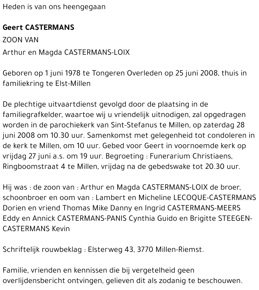 Geert Castermans