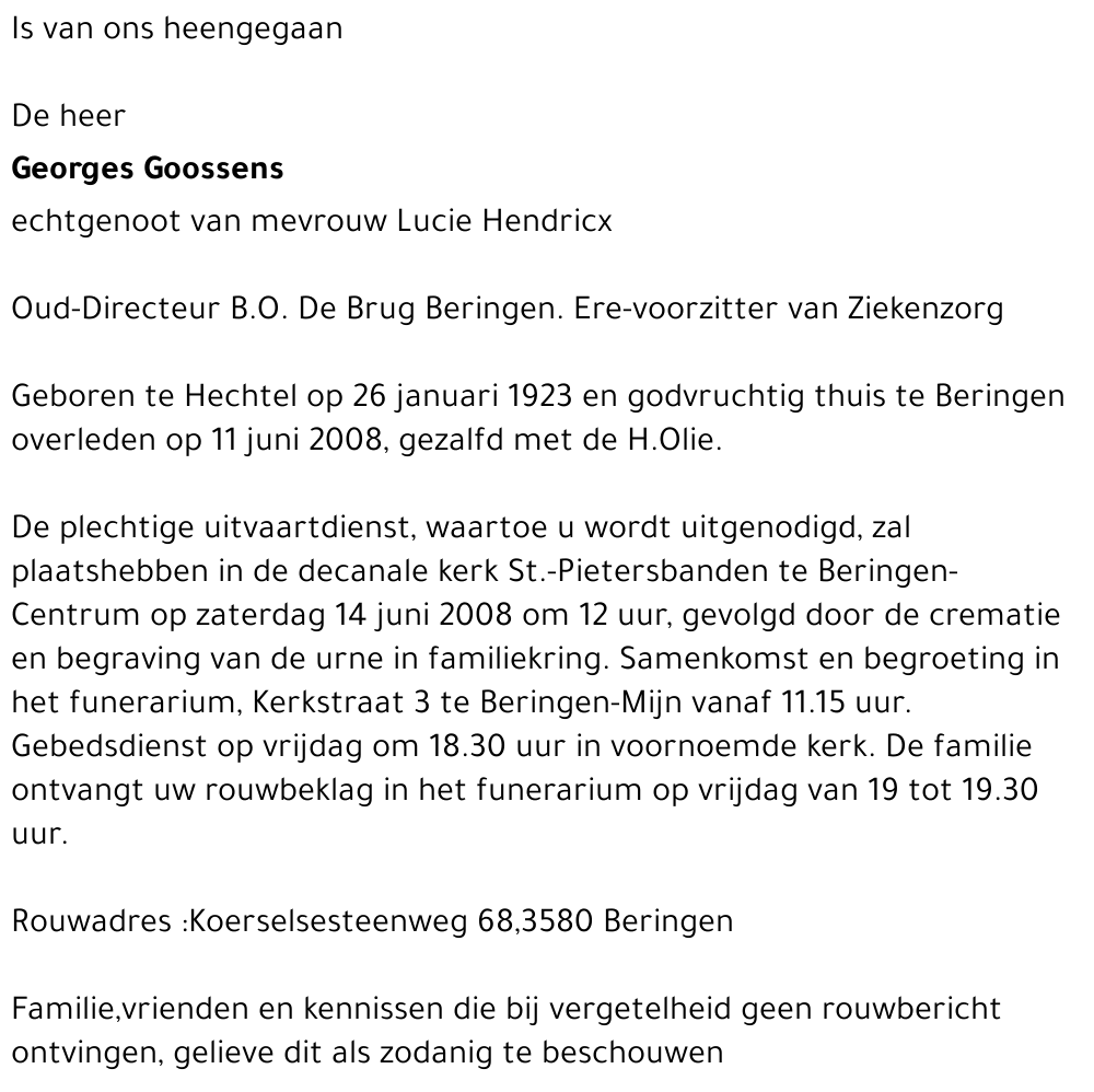 Georges Goossens